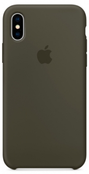 Чехол для iPhone X Apple Silicone Dark Olive Чехол для iPhone X Apple Silicone Dark Olive